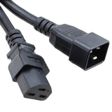 IEC C20 to C21 Cords: Multiple Colors and Lengths
