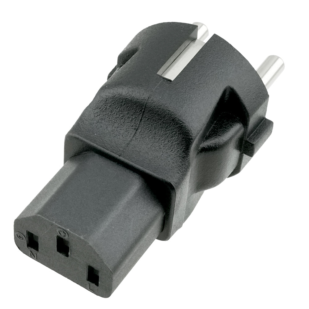 IEC C13 to Europe CEE7/7 Plug Adapter 2151