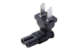 Angled IEC C7 to China GB1002 Plug Adapter