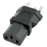 IEC C13 to Swiss SEV 1011 Plug Adapter
