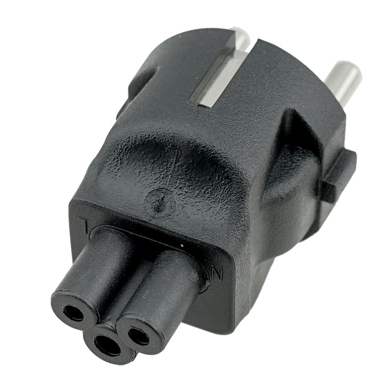 IEC C5 to Europe CEE7/7 Plug Adapter 1603