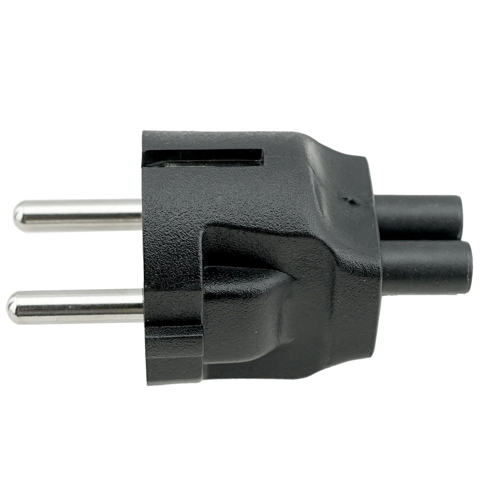 IEC C5 to Europe CEE7/7 Plug Adapter