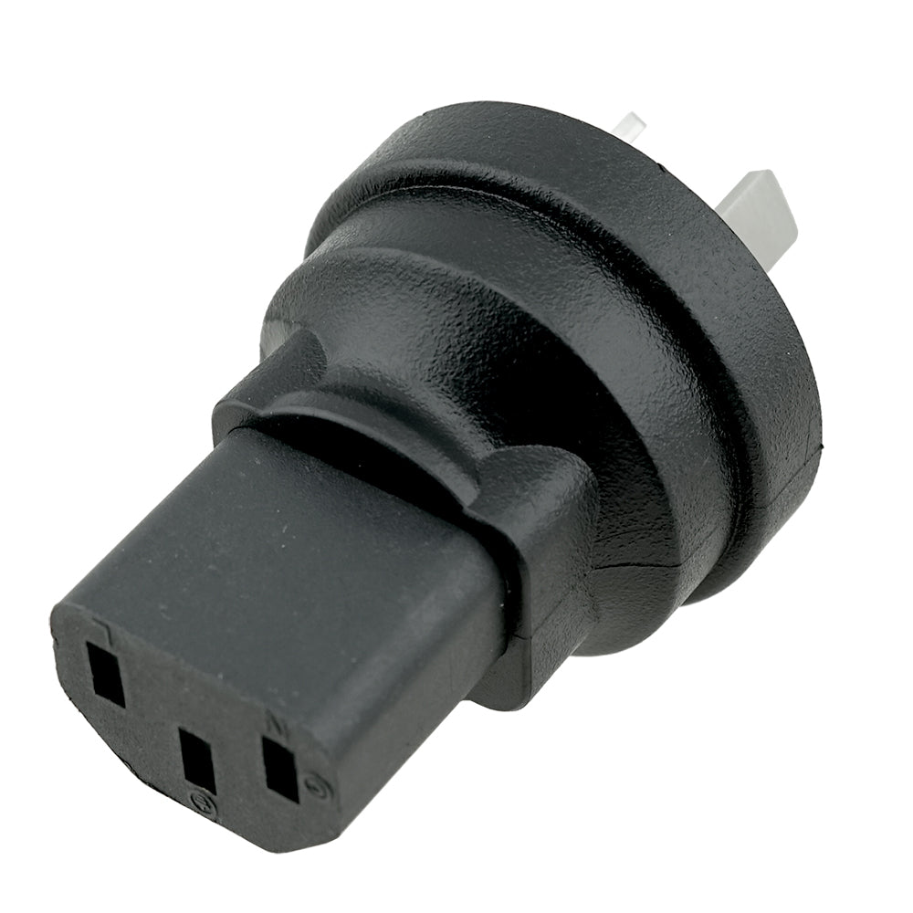 IEC C13 to Australia AS3112 Plug Adapter