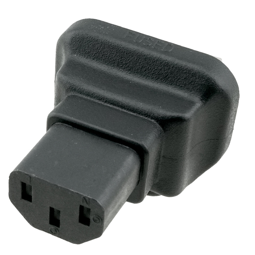 IEC C13 to UK BS1363 Plug Adapter