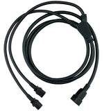 IEC C20 to C13 X2 Splitter 15 Amps - 10 ft