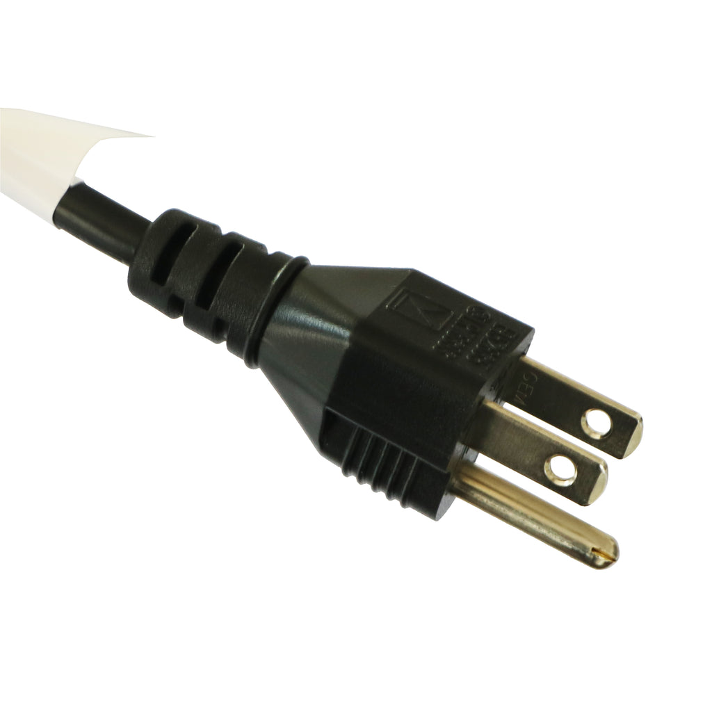 USA NEMA 5-15P to Right Angle C13 Power Cord - 6 ft