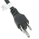 USA NEMA 5-15P to C5 Flat Wire Power Cord: Multiple Lengths