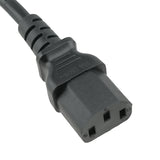 Europe Angled CEE7/7 to C13 Power Cord - 6 ft