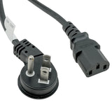 Ultra Low Profile 5-15P to C13 Power Cord - 6 ft
