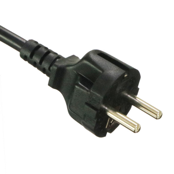 European Power Cord | CEE7/7 To C15 | 8.2ft → – SIGNAL+POWER