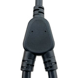 IEC C14 to C13 X2 Splitter 15 Amps - 10 ft
