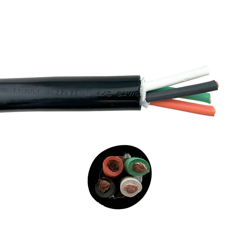 Type W 6AWG 4C UL Approved Portable Power Cable