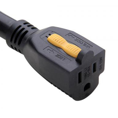 Lockable NEMA 5-15R Power Cord Receptacle (YC-15A)