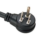 NEMA 5-15P Right Angle Power Cord Plug (YP-12L-3)