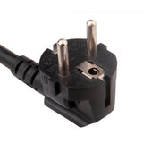 CEE7/7 Schuko Down Angle Power Cord Plug LSZH