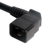 Left Angle IEC C20 Power Cord Plug (YP-33L-1)
