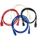 IEC C14 to C19 Cords: Multiple Colors + Lengths