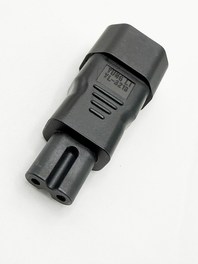 IEC C7 to IEC C14 Plug Adapter
