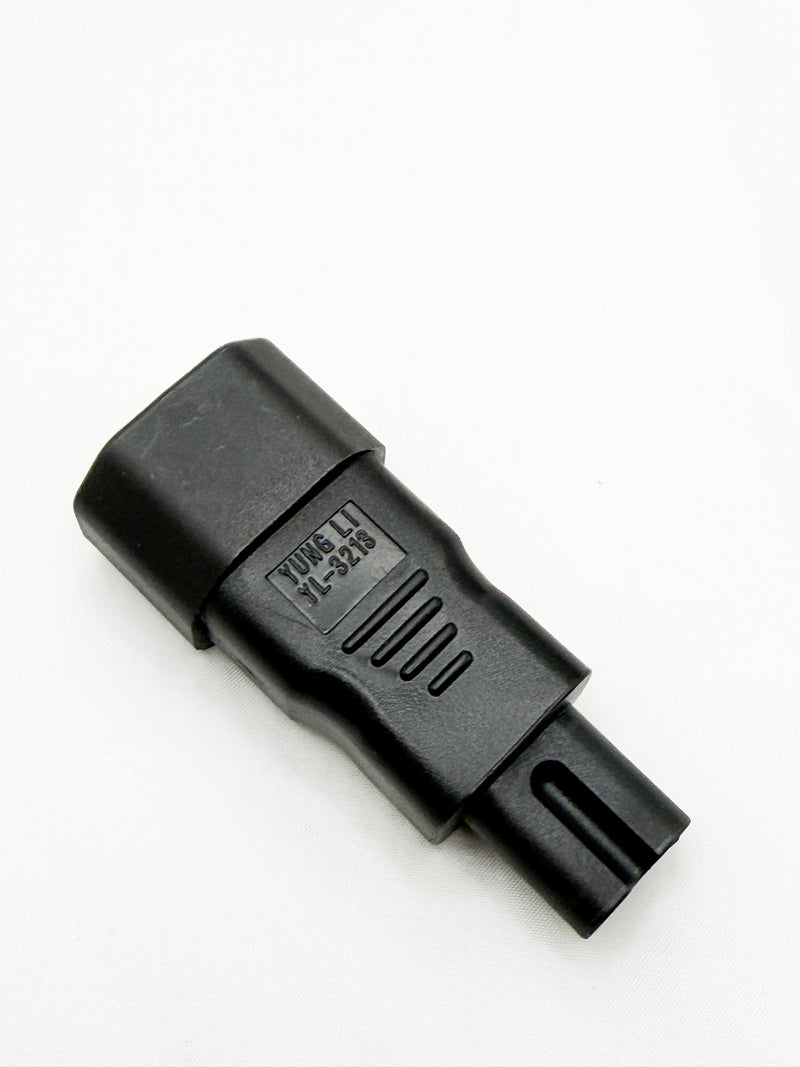 IEC C7 to IEC C14 Plug Adapter