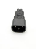 IEC C7 to IEC C14 Plug Adapter