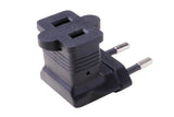 USA Angled NEMA 1-15R to CEE7/16 Plug Adapter