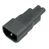 IEC C7 to IEC C14 Plug Adapter