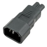 IEC C7 to IEC C14 Plug Adapter