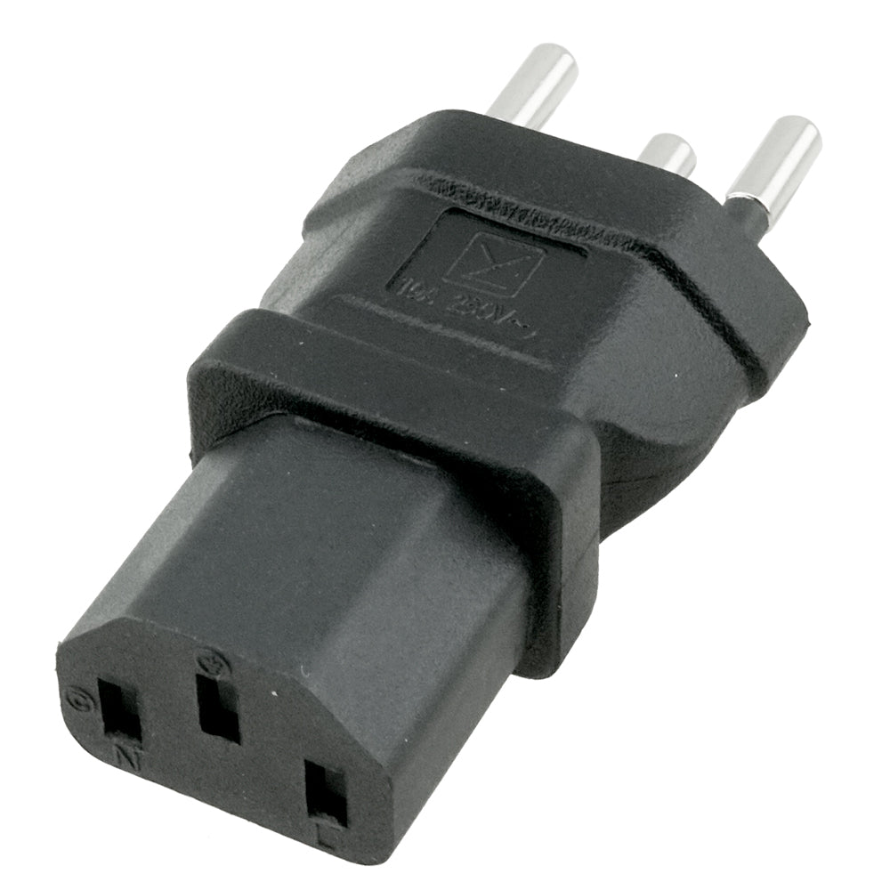 IEC C13 to Swiss SEV 1011 Plug Adapter 2701