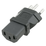 IEC C13 to Swiss SEV 1011 Plug Adapter