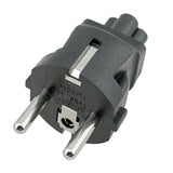 IEC C5 to Europe CEE7/7 Plug Adapter