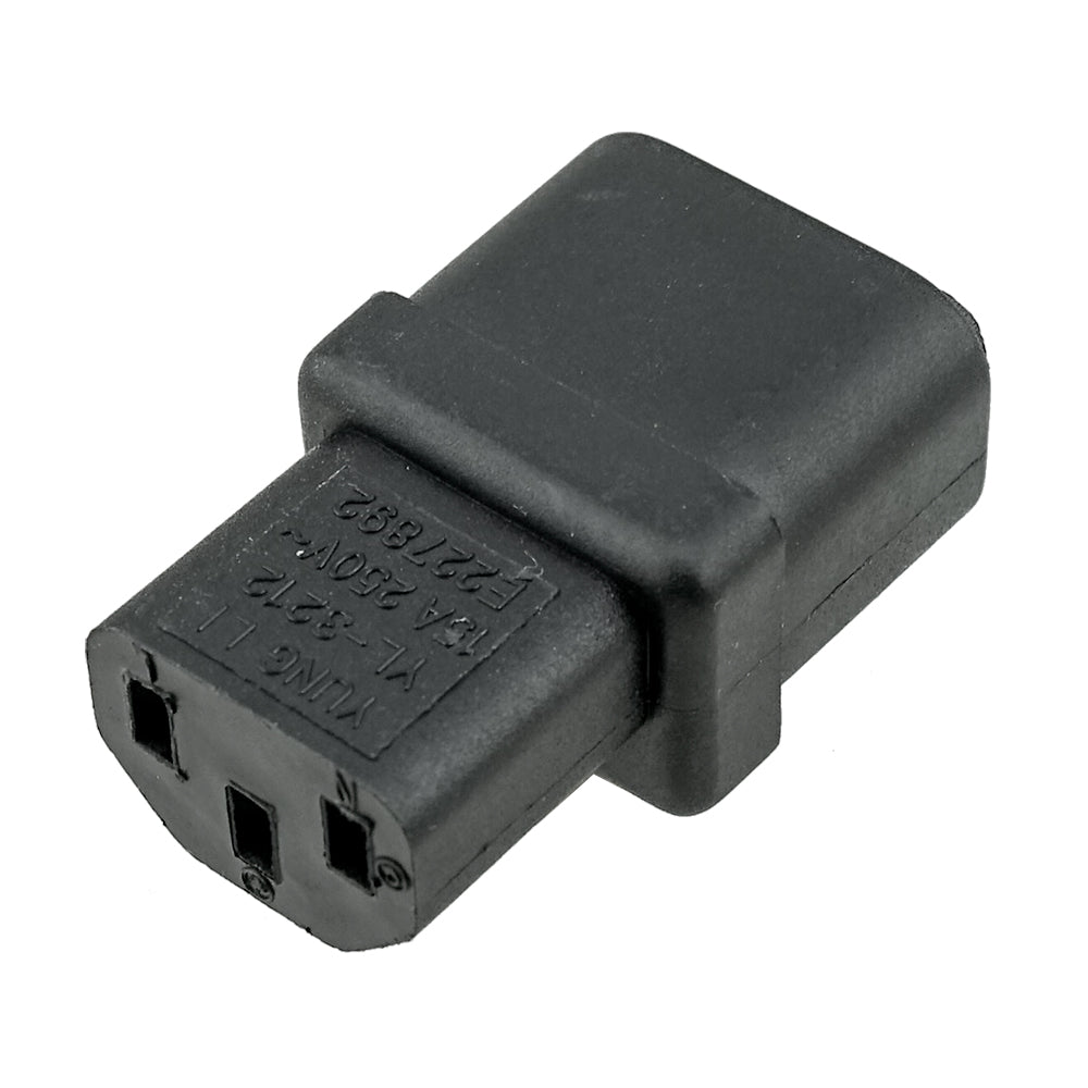 IEC C13 to IEC C14 Plug Adapter