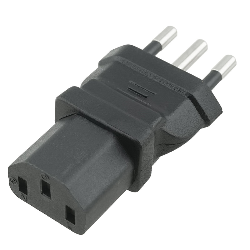 IEC C13 to Italy CEI 23-50 Plug Adapter 2452