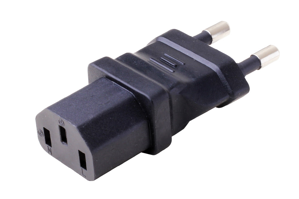 IEC C13 to Korea KSC 8305 Plug Adapter