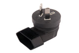 Europe Angled CEE7/16 to Australia AS3112 Plug Adapter