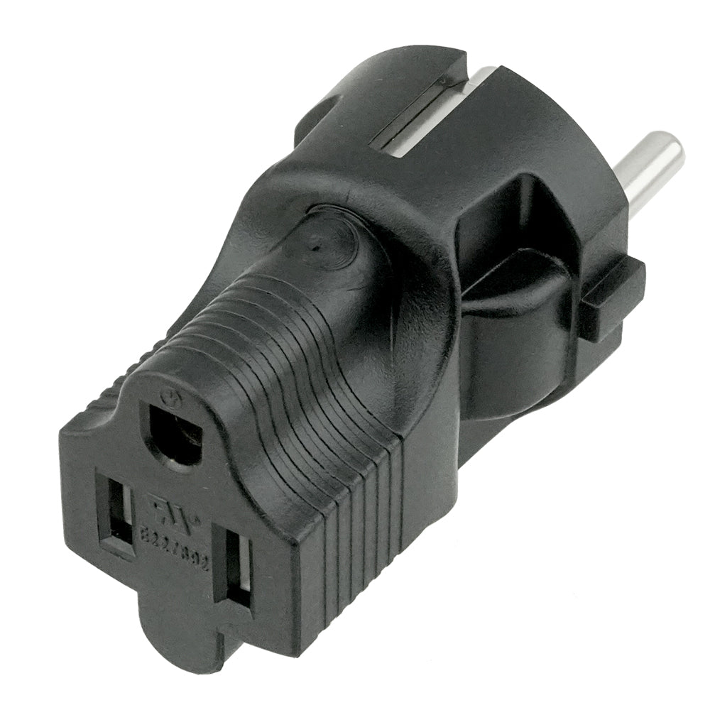 US To EU Plug Adapter | 3 Prong Plug | SIGNAL+POWER