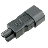 IEC C5 to IEC C14 Plug Adapter