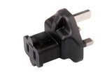 USA NEMA 1-15R to UK BS1363 Plug Adapter