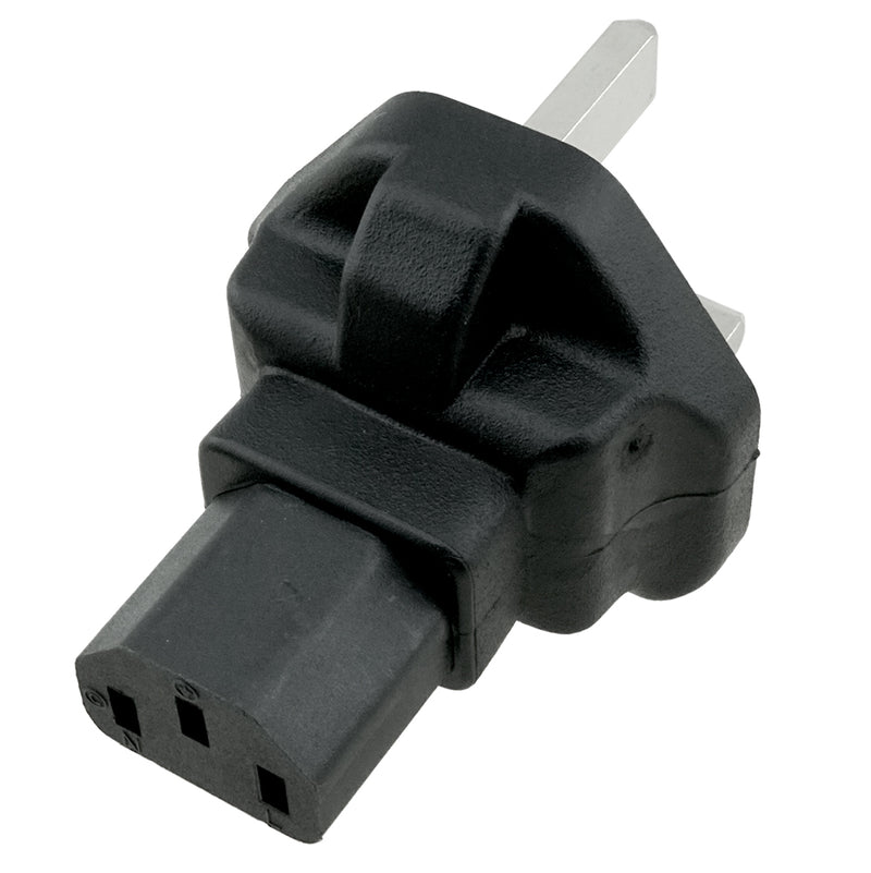 IEC C13 to UK BS1363 Plug Adapter 2786