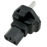IEC C13 to UK BS1363 Plug Adapter