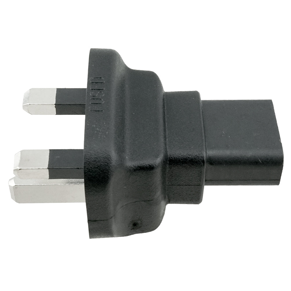 IEC C13 to UK BS1363 Plug Adapter - Signal & Power