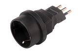 Europe CEE7/7 to Italy CEI 23-50 Plug Adapter 4485