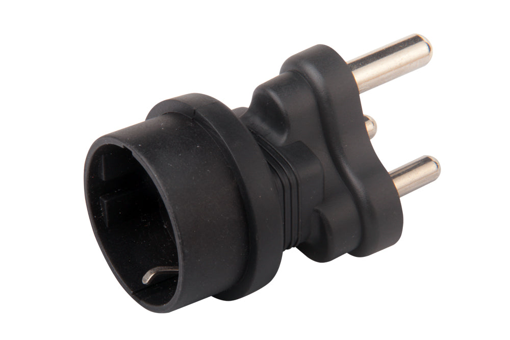 Europe CEE7/7 to India IS1293 Plug Adapter