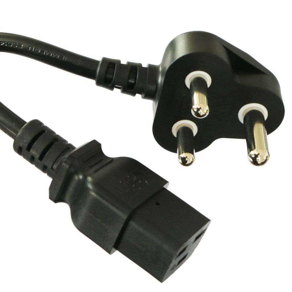 South Africa SANS 164-1 to C19 Power Cord