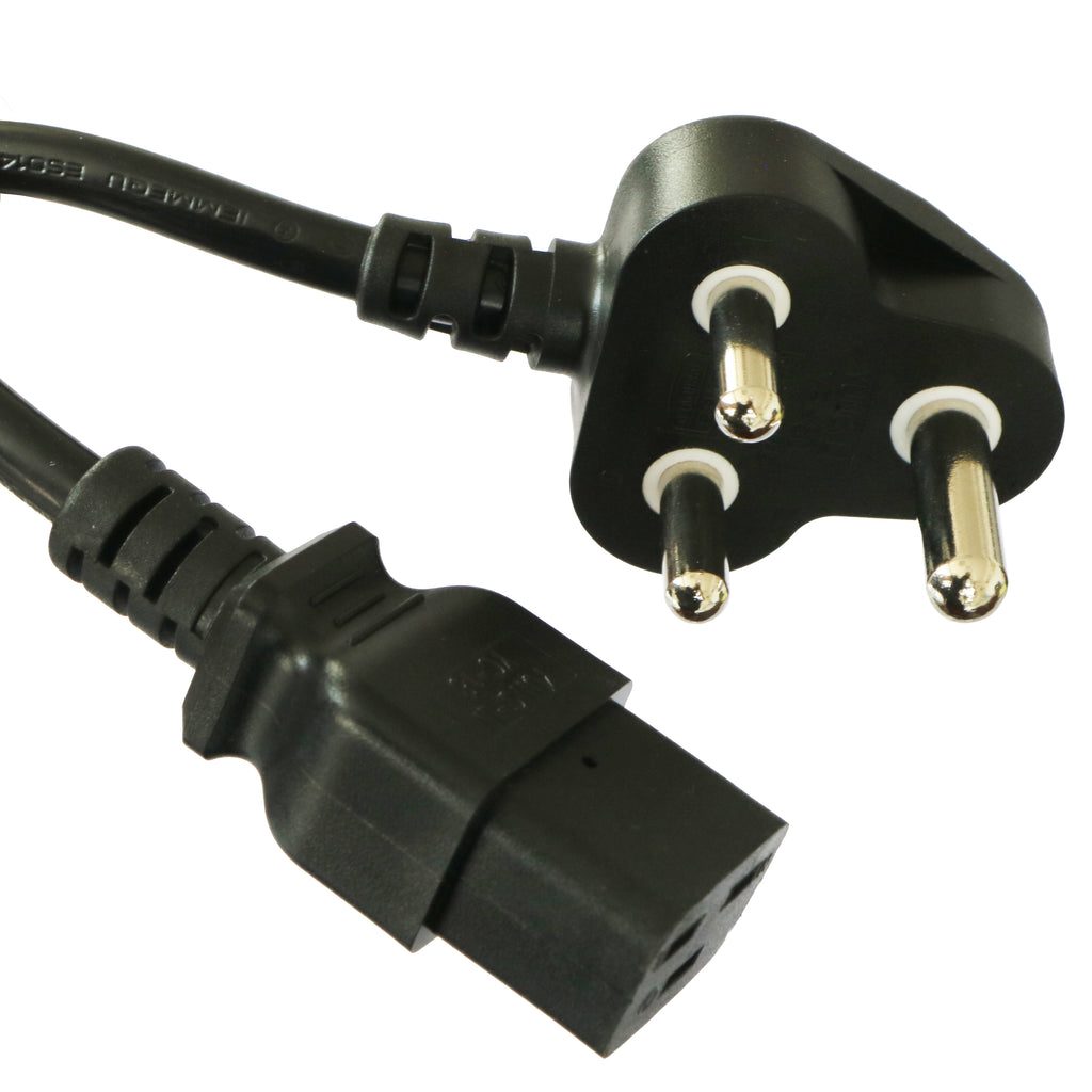 South Africa SANS 164-1 to C19 Power Cord – SIGNAL+POWER