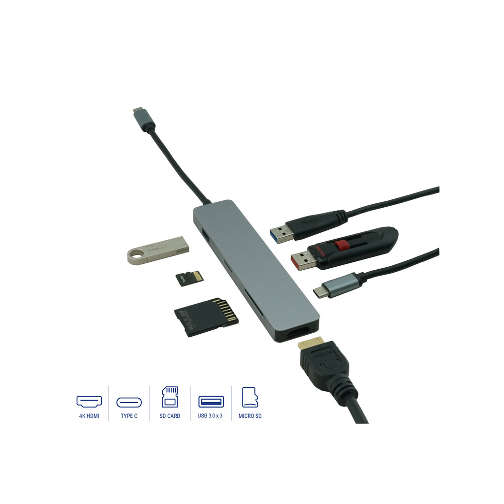 7 Port USB-C Hub – SIGNAL+POWER