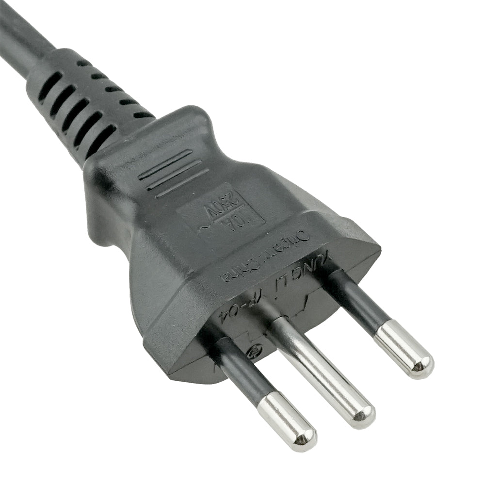 Brazil NBR14136 to C5 Power Cord - 6 ft