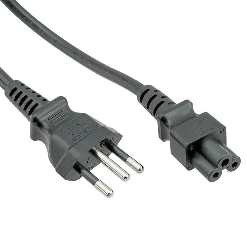Brazil NBR14136 to C5 Power Cord