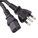 Brazil 16A NBR14136 to C13 Power Cord - 6 ft