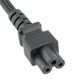 USA NEMA 5-15P to C5 Flat Wire Power Cord: Multiple Lengths
