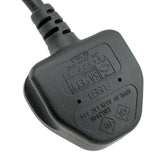 BS1363 to C5 Power Cord - 6 ft